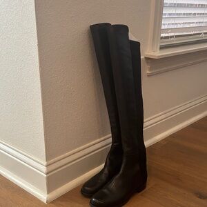 Stuart Weitzman Black Over-the-Knee Boots